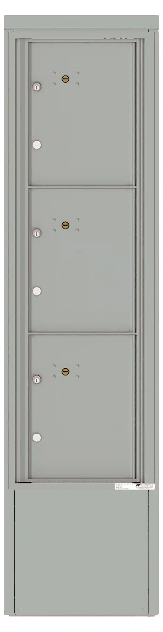 Florence 4C Depot Cabinet Mailbox – 3 Parcel Lockers – 15 Doors High – Front Loading – Private Access Product Image