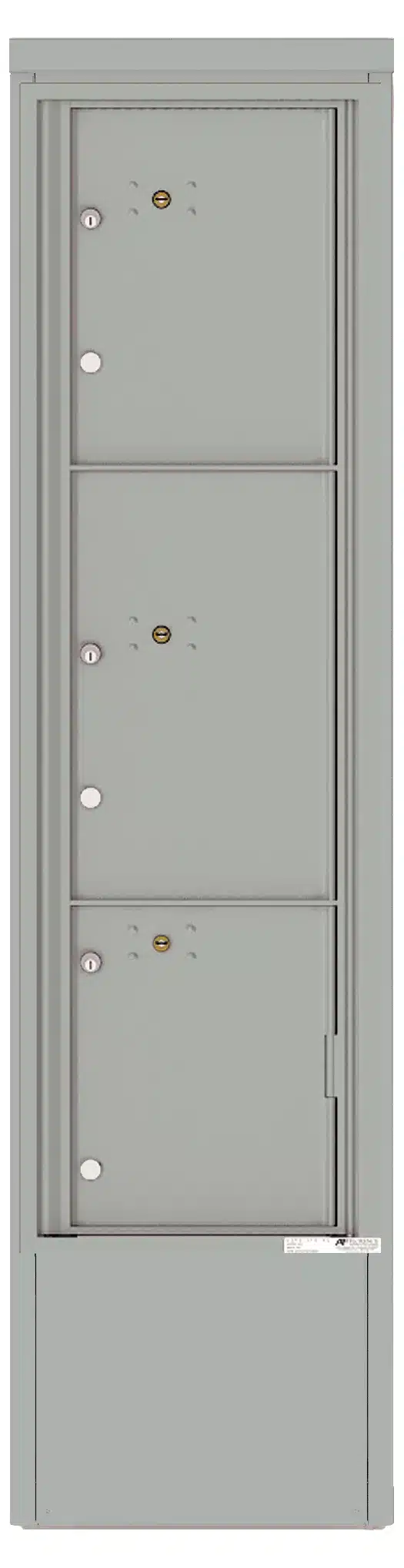 Florence 4C Depot Cabinet Mailbox – 3 Parcel Lockers – Max Height – Front Loading – Private Access Product Image