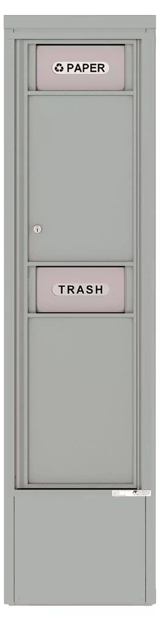 Florence 4C Mailbox Depot Trash/Recycling Bin – Max Height – Front Loading – Private Access Product Image