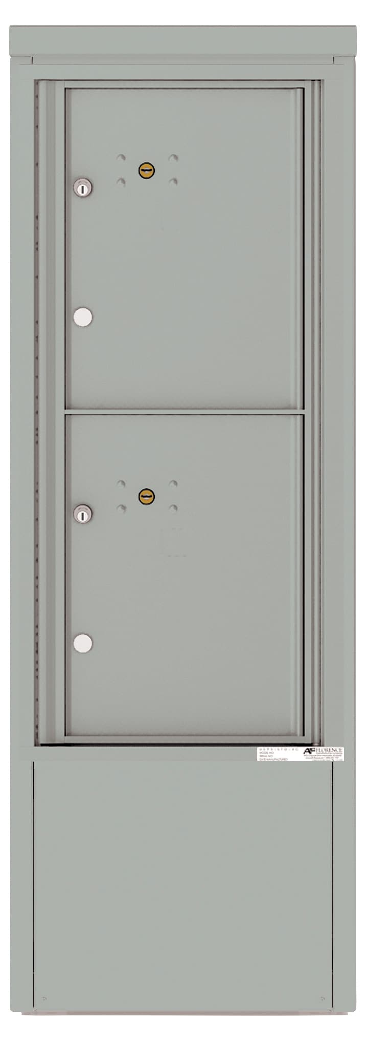Florence 4C Depot Cabinet Mailbox – 2 Parcel Lockers – ADA Compliant Max Height – Front Loading – Private Access Product Image