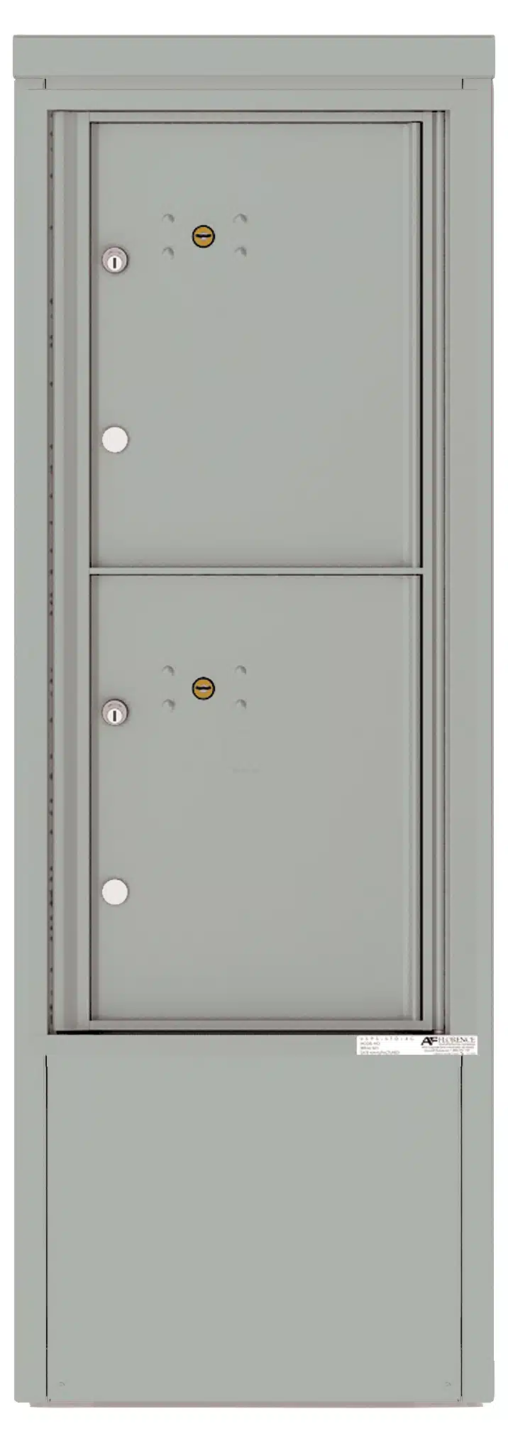 Florence 4C Depot Cabinet Mailbox – 2 Parcel Lockers – ADA Compliant Max Height – Front Loading – Private Access Product Image