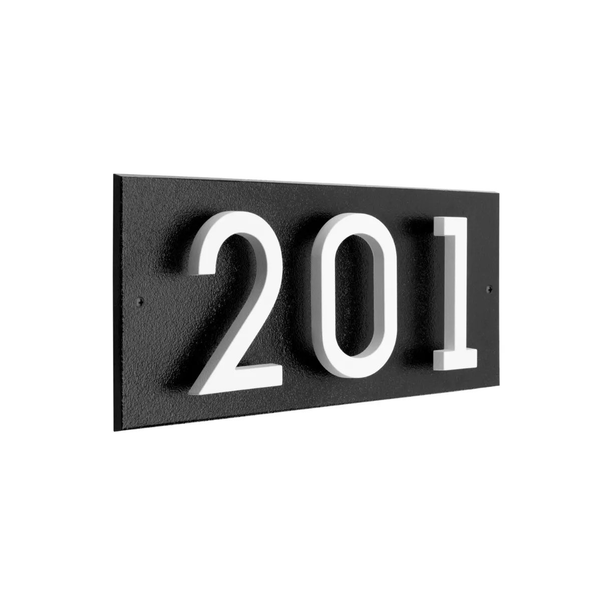 Whitehall 3-Number Horizontal Plaque | MailboxWorks