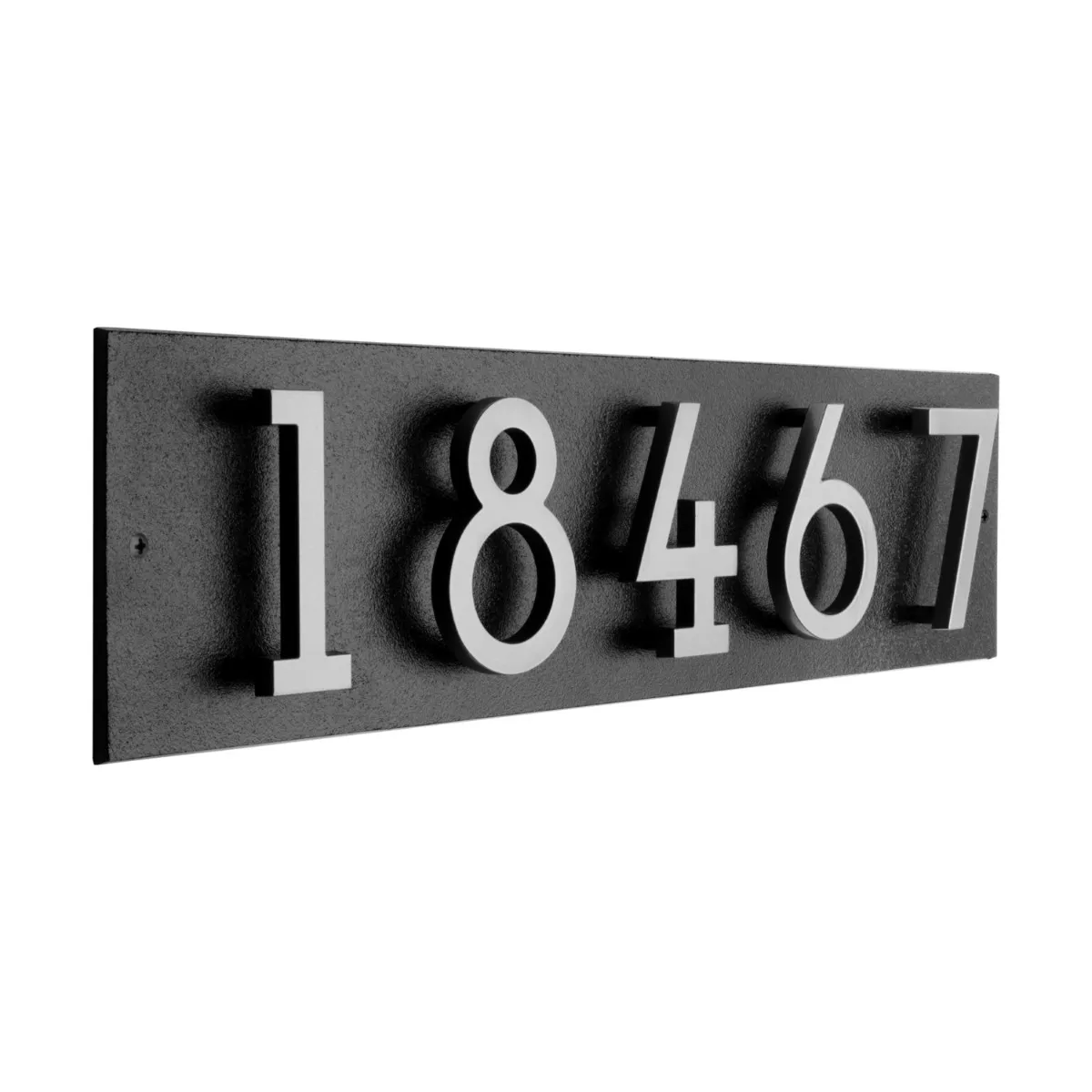 Large Number Sign Metal Address Sign 5-Inch Metal House Numbers ...