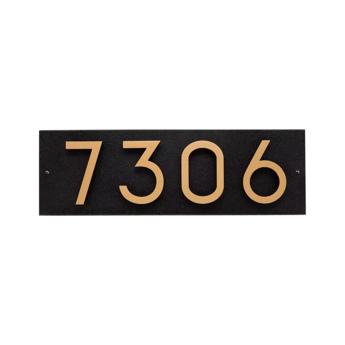 Whitehall Floating Stand-off 4-Number Horizontal Plaque Modern House Numbers with Sleek Aluminum Backplate & Enhanced Visibility Product Image
