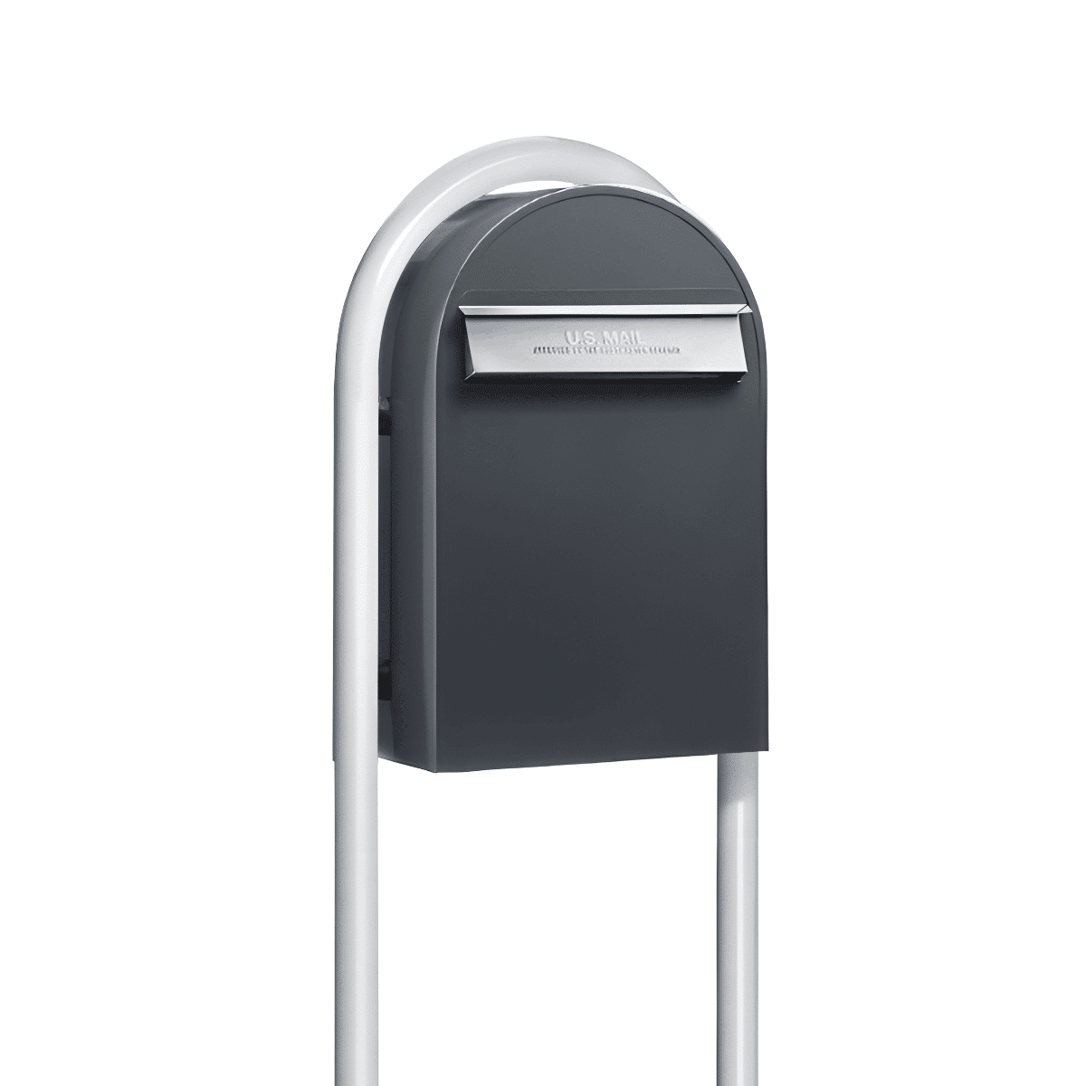 Bobi Classic B Rear Access Modern Locking Mailbox and Round Post Combo – Multiple Color Options Product Image