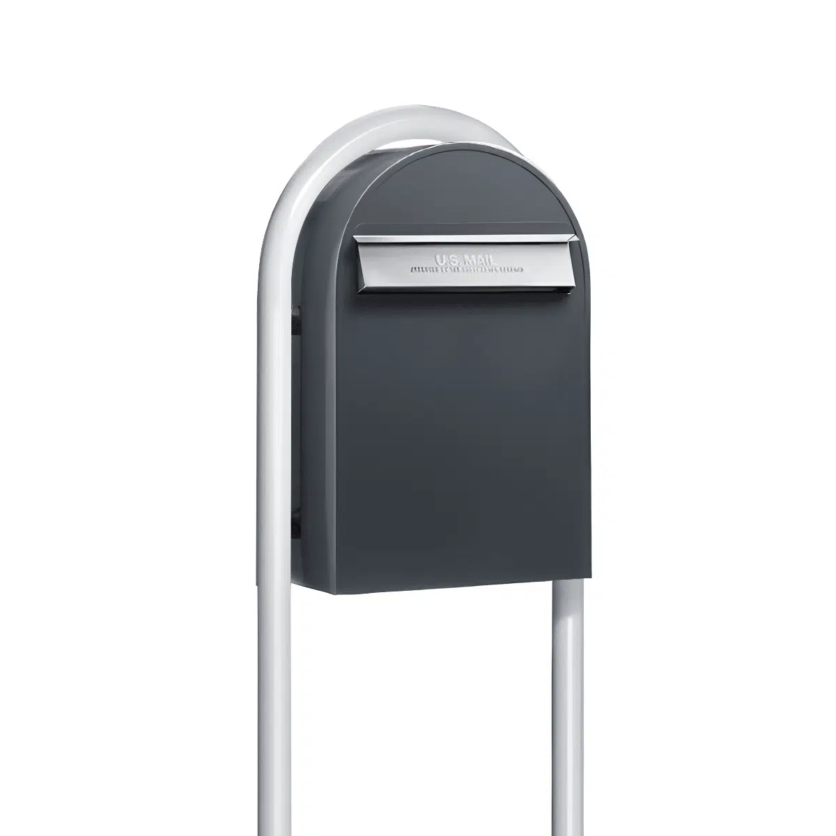 Bobi Classic B Rear Access Modern Locking Mailbox and Round Post Combo – Multiple Color Options Product Image