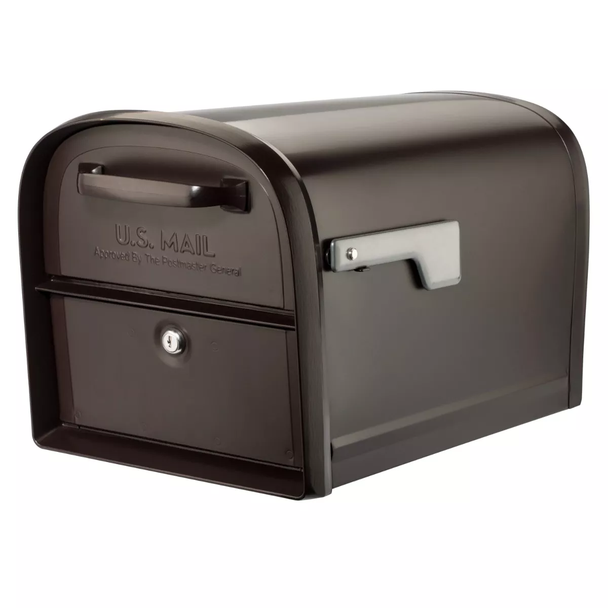 Oasis 360 Black, Large, Steel, Locking Parcel Mailbox with 2-Access Doors Oasis 360 Black, Large, Steel, Locking Parcel Mailbox with 2-Access Doors