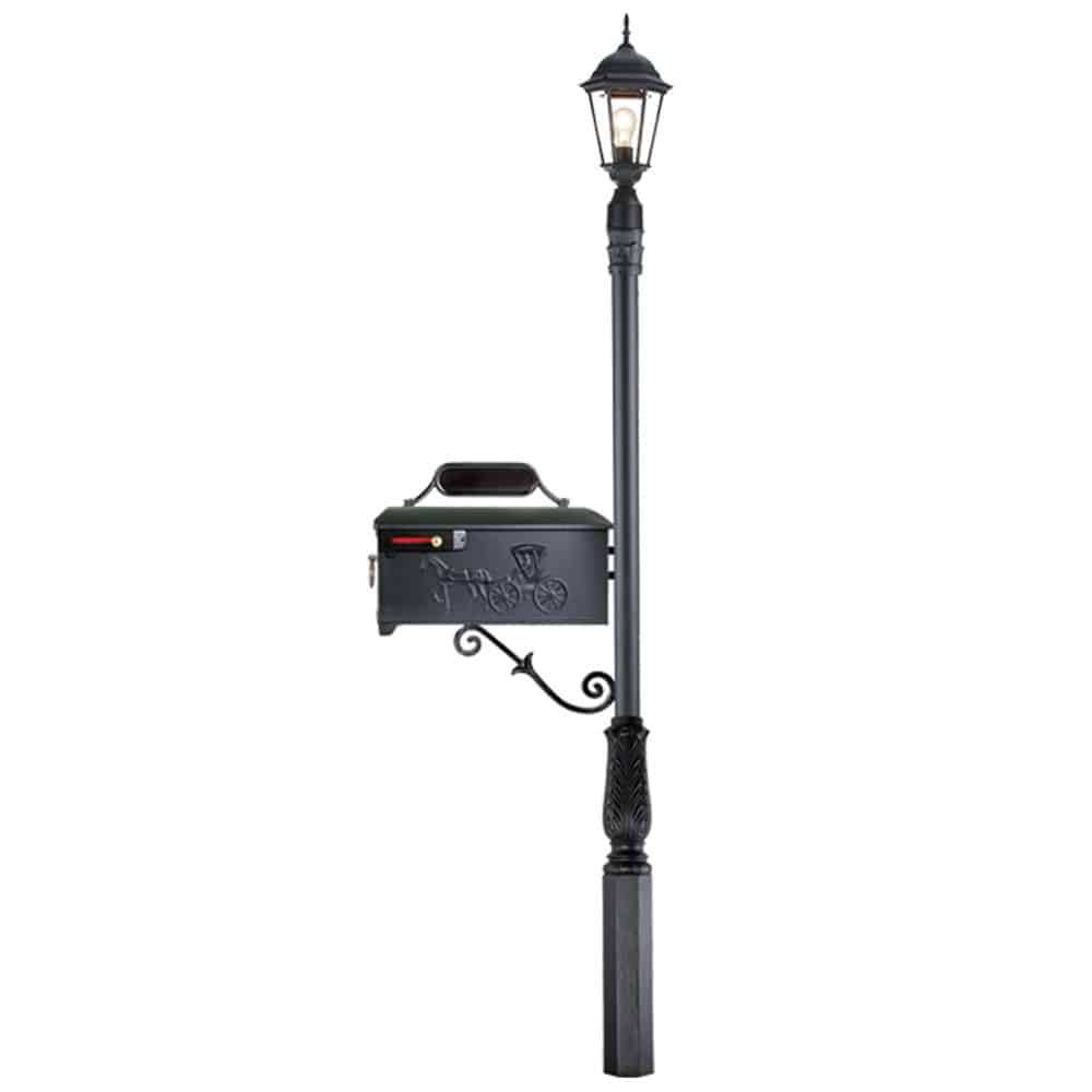 Imperial Decorative Mailbox and Lamp Post Combo # 2 Product Image