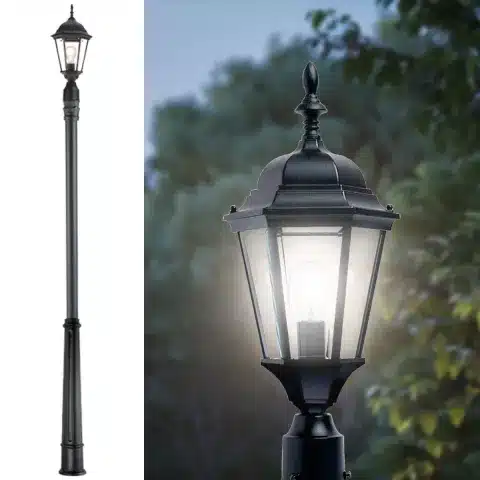 Imperial Outdoor Lamp Post with Decorative Base # 3 Product Image