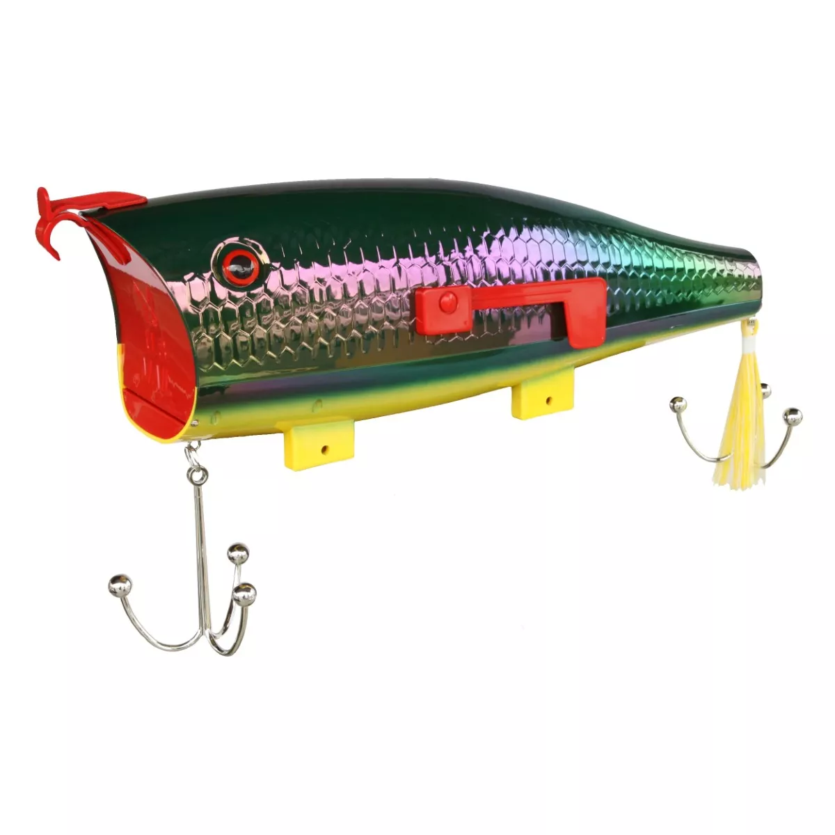 Rivers Edge Fire Tiger Fishing Lure Novelty Mailbox Product Image