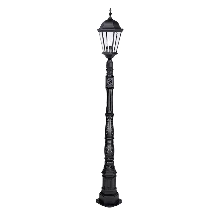 Imperial Outdoor Lamp Post with Decorative Base # 4 Product Image