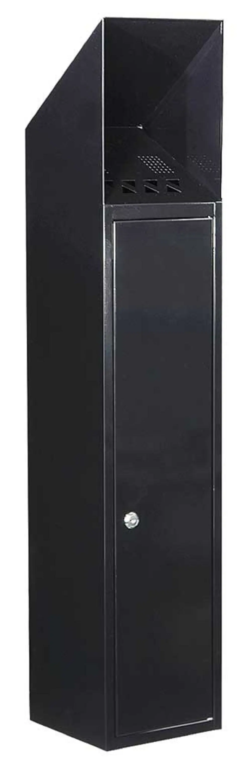 QualArc Newark free standing cigarette ash receptacle, Black color Product Image