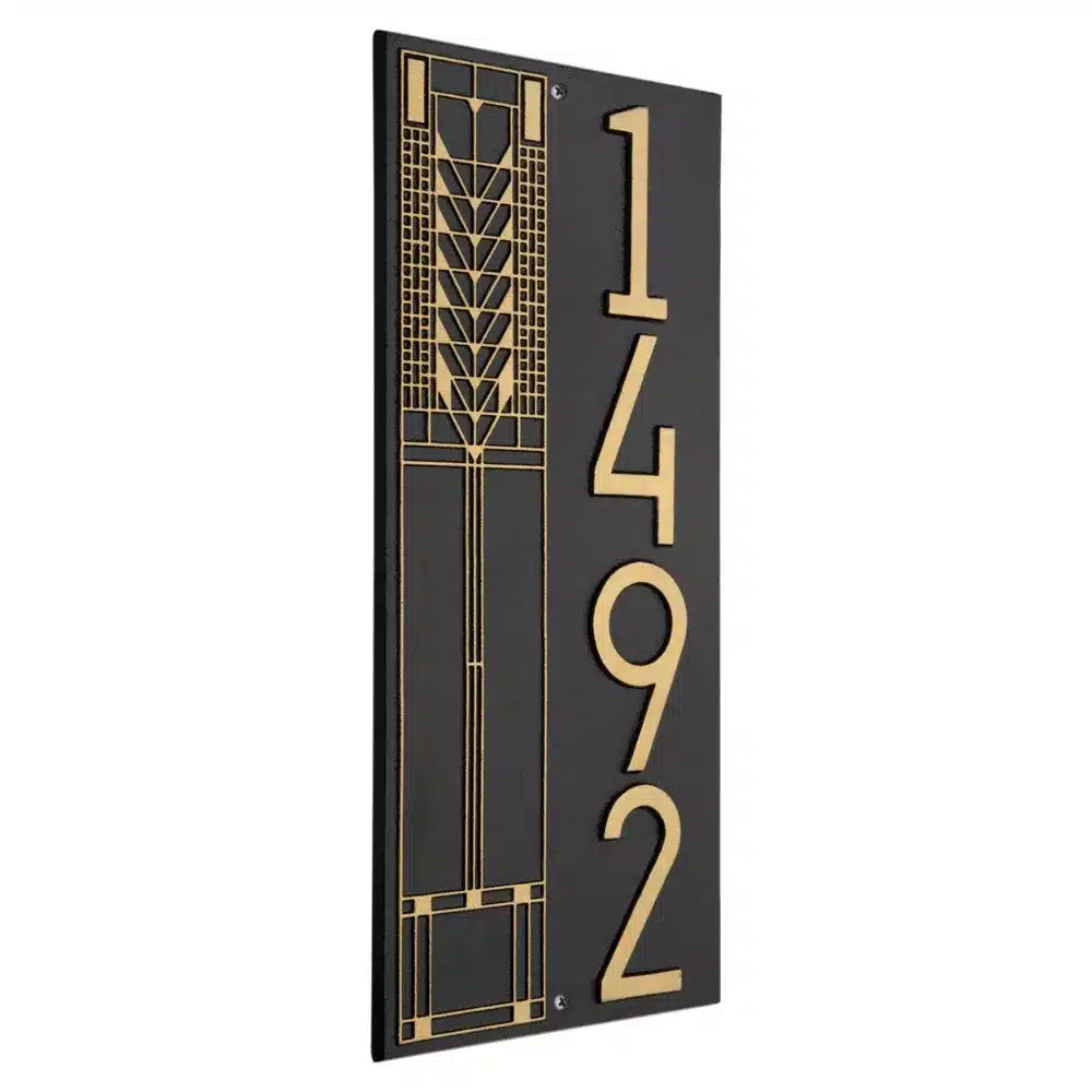Whitehall Frank Lloyd Wright Tree Of Life Modern Vertical Plaque, Standard 1-line Product Image