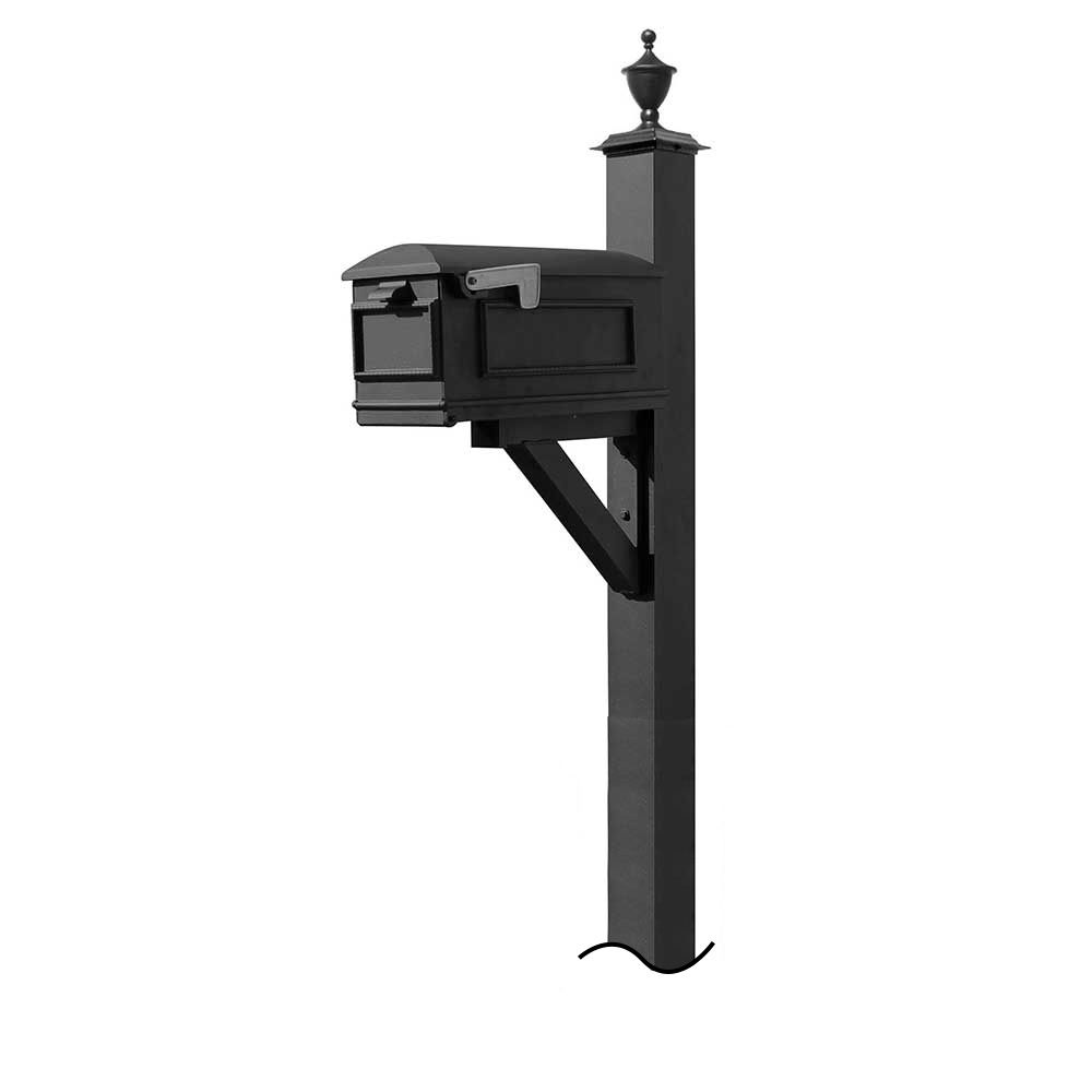 Westhaven System with Lewiston Mailbox (NO BASE) Urn Finial Product Image