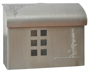 Ecco 7 Mailbox Satin Nickel