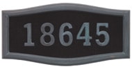 Gaines Large Roundtagle Black Verde Brass