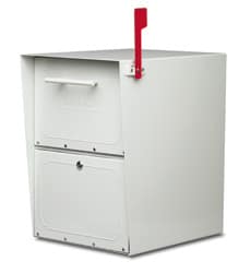Oasis Locking Mailbox Pearl Gray