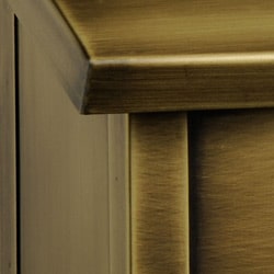 America's Finest Mailboxes Old Brass Finish