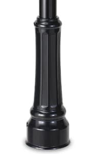 Architectural Mailboxes Basic Round Post Black