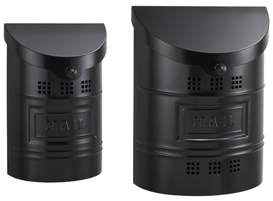 Residential Mailboxes - Wall Mount Ecco Black Additional Images - Residential Mailboxes - Wall Mount Ecco Black