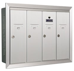 Florence 12504H Vertical Mailboxes Anodized Aluminum