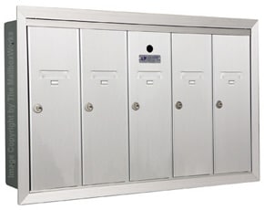 Florence 12505H Vertical Mailboxes Anodized Aluminum