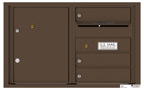 Florence 4C Mailboxes 4C05D-03 Antique Bronze
