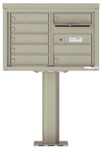 Florence 4C Pedestal 4C05D-07-P Postal Grey