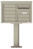 Florence 4C Pedestal 4C05D-08-P Postal Grey