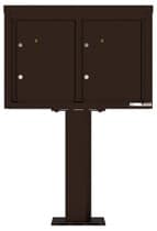 Florence 4C Pedestal 4C05D-2P-P Dark Bronze