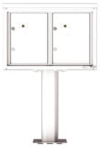 Florence 4C Pedestal 4C05D-2P-P White