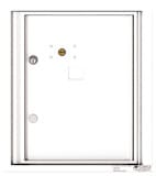 Florence 4C Mailboxes 4C05S-1P White
