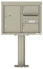 Florence 4C Pedestal 4C06D-02-P Postal Grey