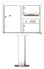 Florence 4C Pedestal 4C06D-02-P White