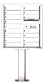 Florence 4C Pedestal 4C09D-16-P White