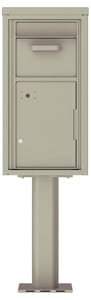 Florence 4C Pedestal 4C09S-HOP-P Postal Grey