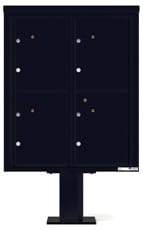 Florence 4C Pedestal 4C10D-4P-P Black