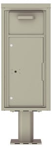 Florence 4C Pedestal 4C10S-HOP-P Postal Grey