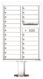 Florence 4C Pedestal 4C12D-22-P White