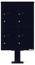Florence 4C Pedestal 4C12D-4P-P Black