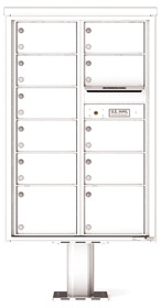 Florence 4C Pedestal 4C13D-11-P White