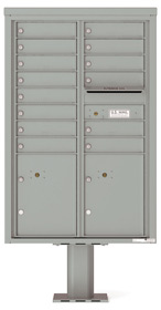 Florence 4C Pedestal 4C13D-14-P Silver Speck