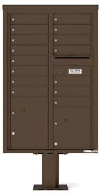 Florence 4C Pedestal 4C13D-15-P Antique Bronze
