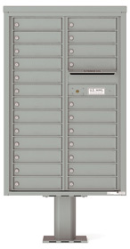 Florence 4C Pedestal 4C13D-24-P Silver Speck