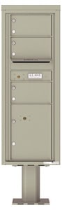 Florence 4C Pedestal 4C13S-03-P Postal Grey