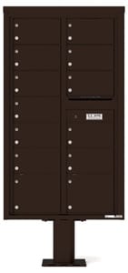 Florence 4C Pedestal 4C15D-13-P Dark Bronze