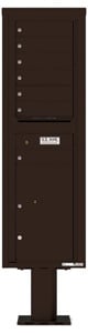 Florence 4C Pedestal 4C15S-07-P Dark Bronze