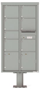 Florence 4C Pedestal 4C16D-07-P Silver Speck