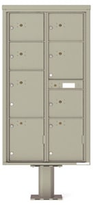 Florence 4C Pedestal 4C16D-8P-P Postal Grey