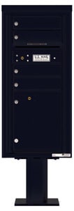 Florence 4C Pedestal 4CADS-04-P Black